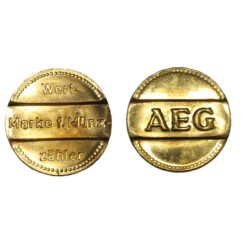 100st. / AEG waardemunten 21,2mm