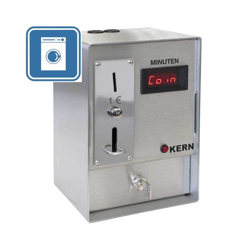 230V / RVS muntautomaat voor elke normale wasmachine of wasdroger / type 5000E +e 230V / RVS muntautomaat voor elke normale wasmachine of wasdroger / type 5000E +e