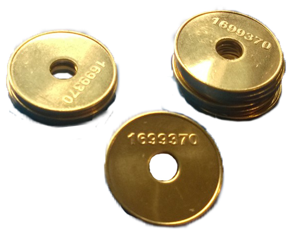 Wasserette munten / jetons voor Miele type 1699370 WM2 50 stuks