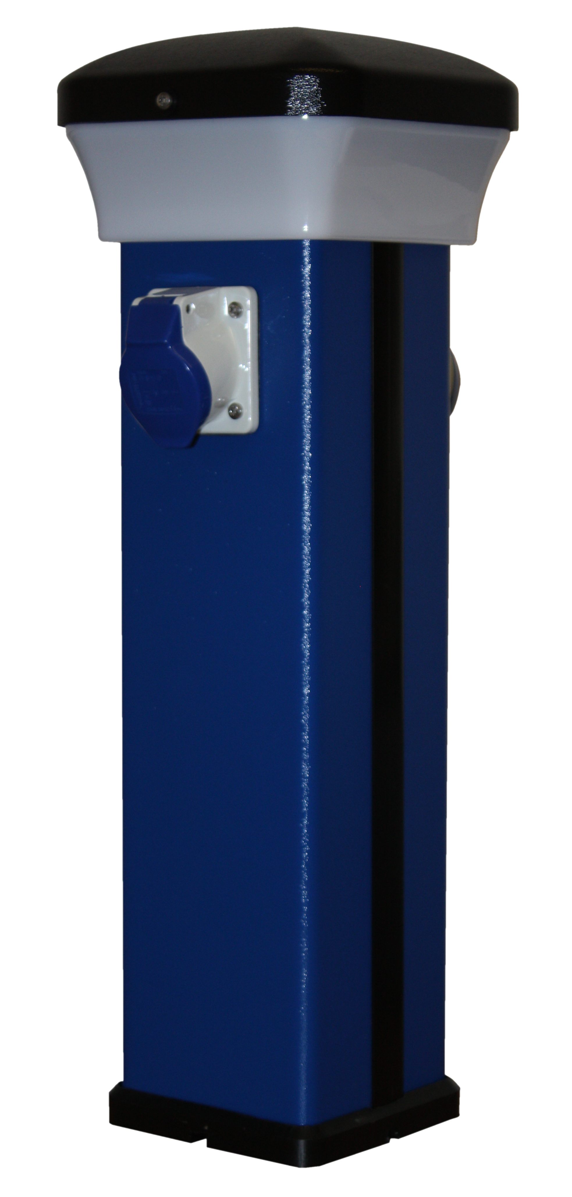 Deckline unit met licht & 1x CEE contactdoos, 405mm, hoge versie